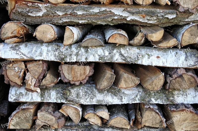 Holzstapel Texture Wood Nature Stacked Up