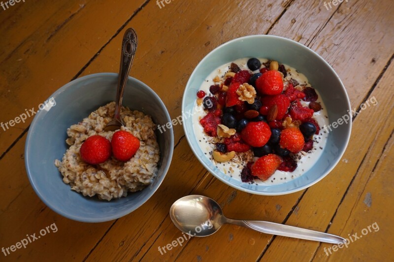 Breakfast Bowl Soy Yoghurt Fruit