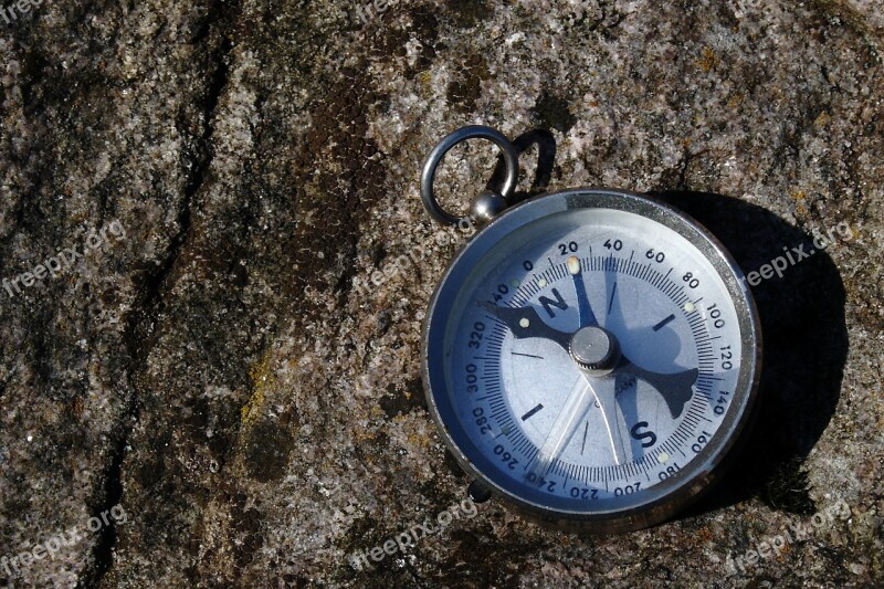 Compass North Granite Stone Structure