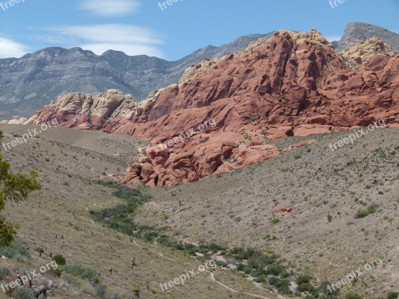 Red Rock Canyon Nevada Usa National Park Nature