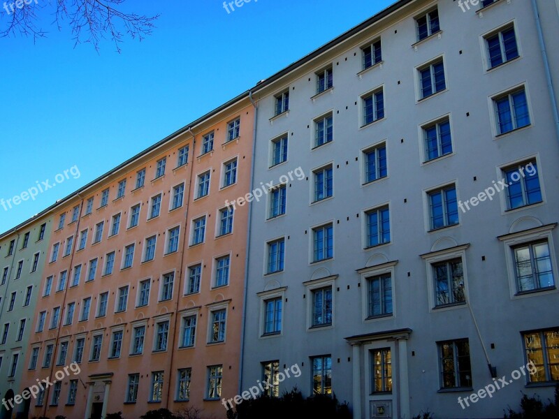 Helsinki Finnish City Housing Block Of Flats