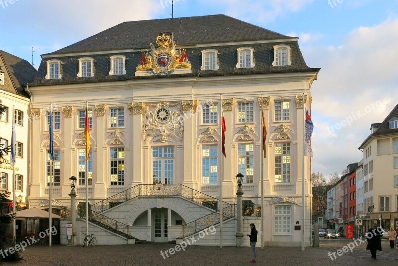 Bonn Rhine River Town Hall Free Photos