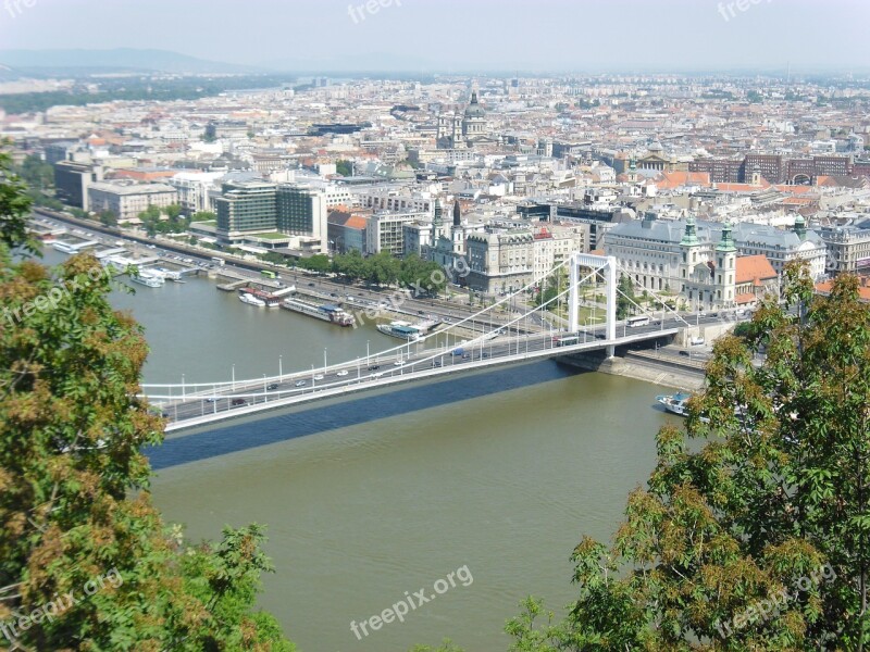 Budapest Capital Bridge Danube Free Photos