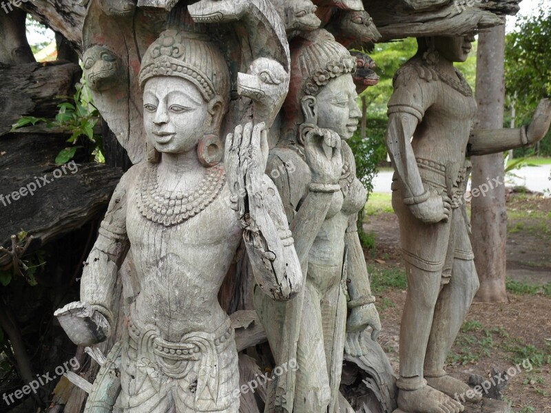 Statues Thailand Asia Free Photos