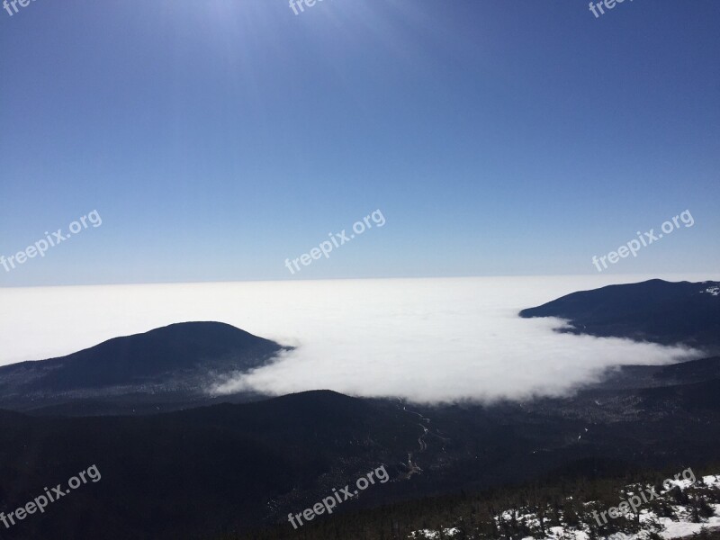 Mountain View Bird's-eye Sight Clouds