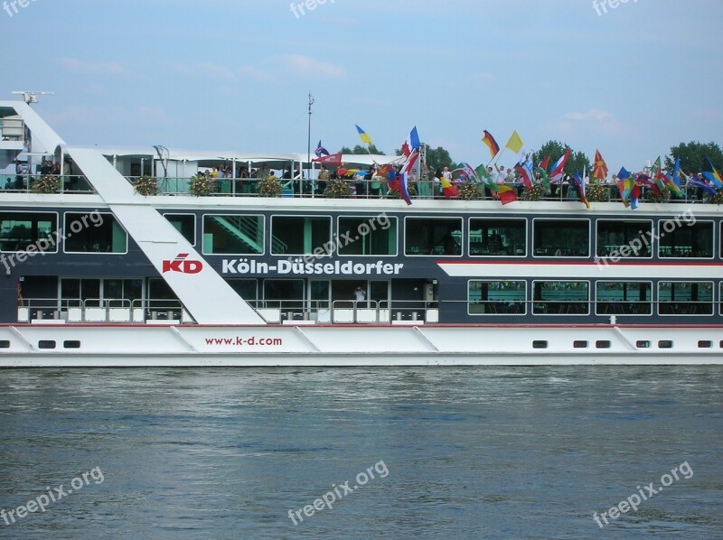 River Germany Cologne Europe Landscape