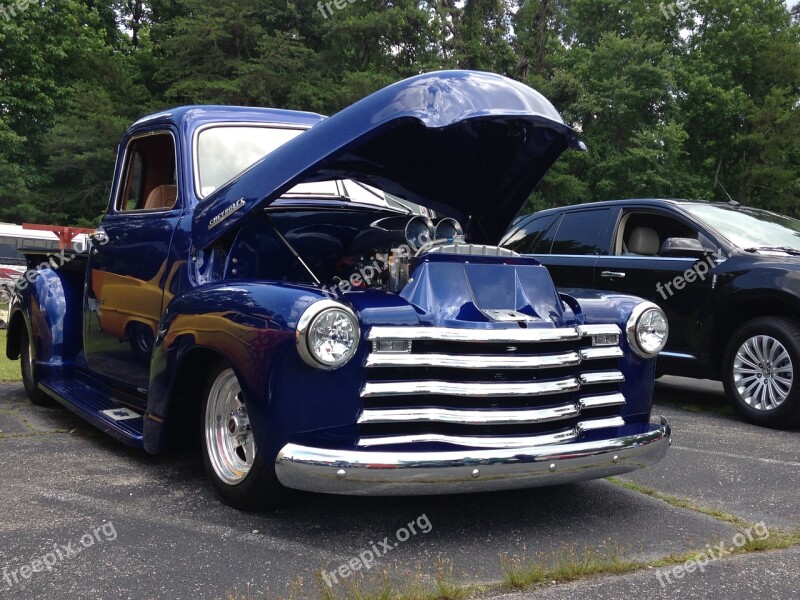 Old Truck Chevy Chevrolet Pickup Truck Car Show