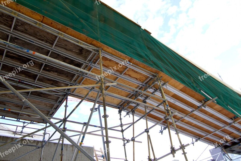 Scaffold Plywood Hoarding Construction Scaffolding