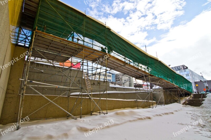 Scaffold Plywood Hoarding Construction Scaffolding