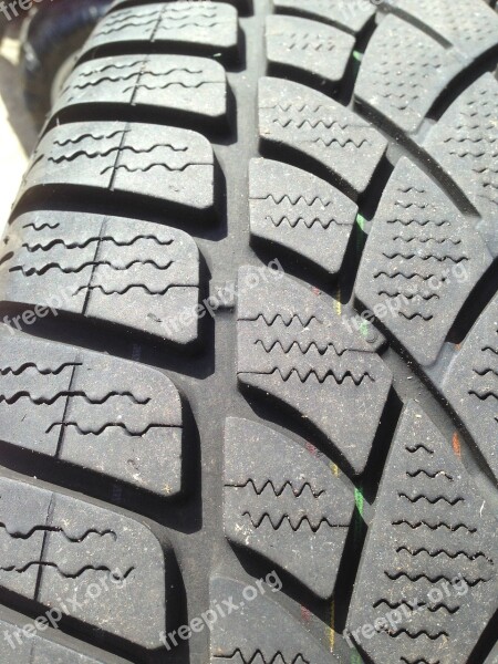 Winter Tyre Profile Tread Free Photos