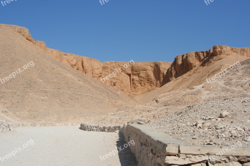 Egypt Valley Of The Kings Grave Ancient Rock