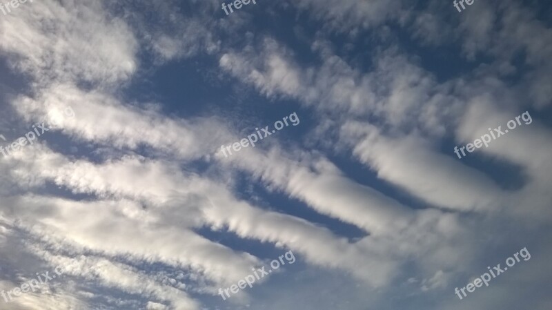 Sky Clouds Blue Different Free Photos