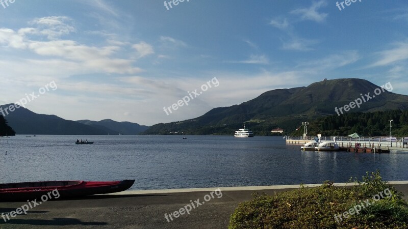 Lake Ship Lake Ashi Kanagawa Japan Free Photos