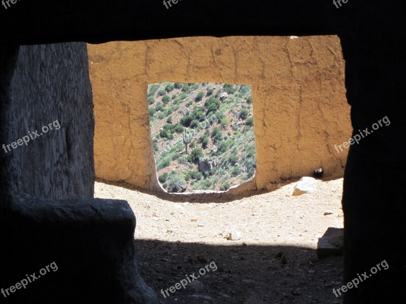 Indian Ruins Native American Indian Ruins Upper Ruins Tonto National Monument American Indian