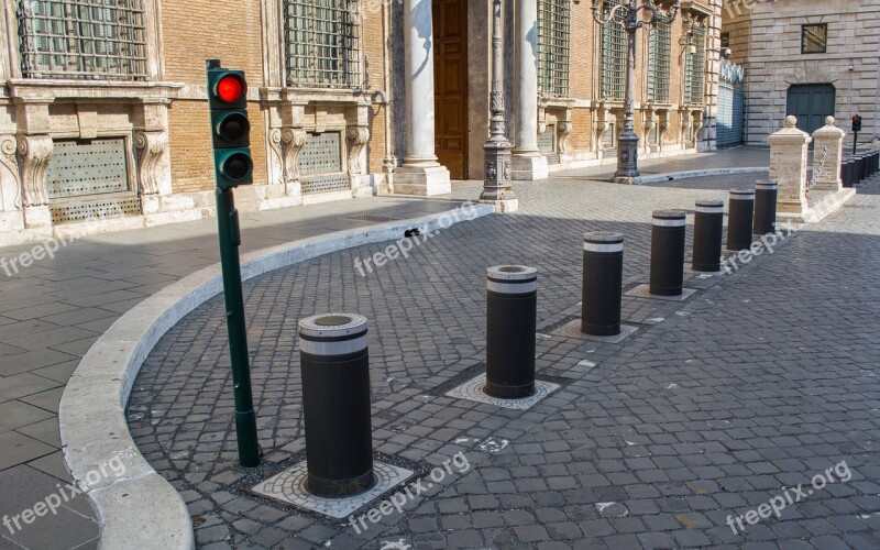 Bollard Bollards Traffic Street No Entry