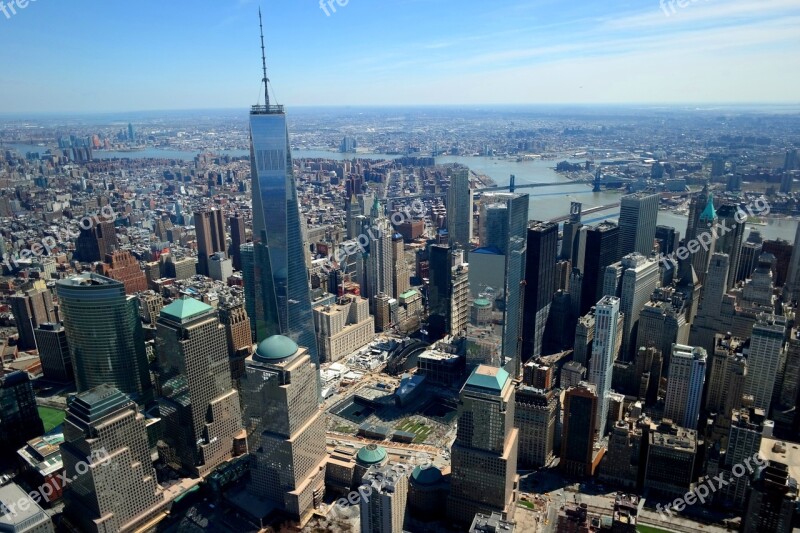 World Trade Center Downtown Aerial Trade Center