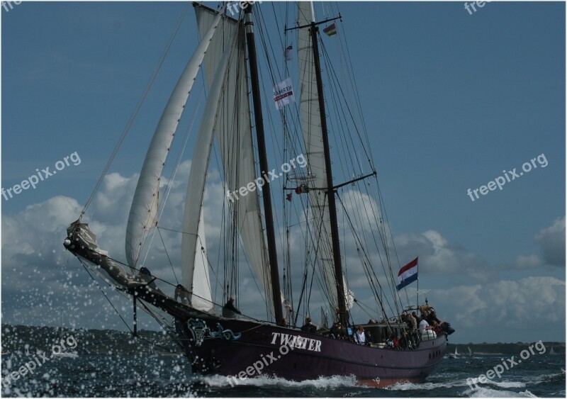 Twister Sailboat Brest 2012 Brest Harbor Old Boats Gathering