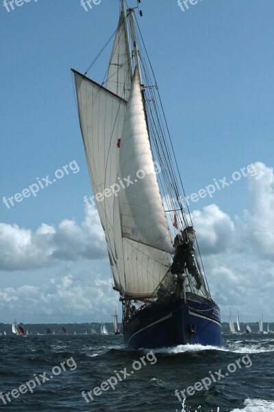 Zephyr Sailboat Brest 2012 Brest Harbor Old Boats Gathering