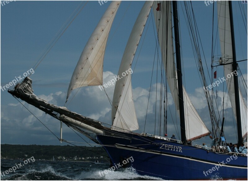 Zephyr Sailboat Brest 2012 Brest Harbor Old Boats Gathering