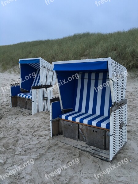 Sylt Beach Beach Chair Free Photos