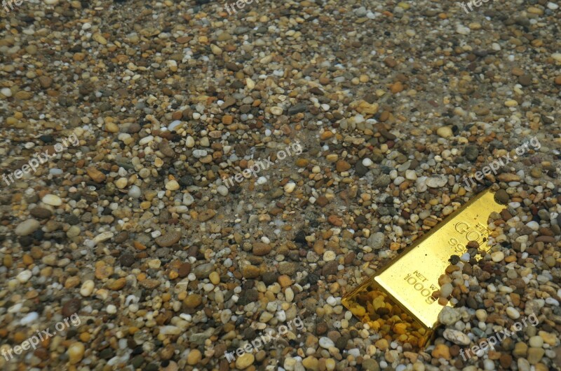 Gold Treasure Sea Free Photos