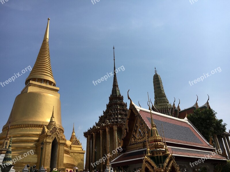 Great Palace Grand Palace Asia Thailand Bangkok