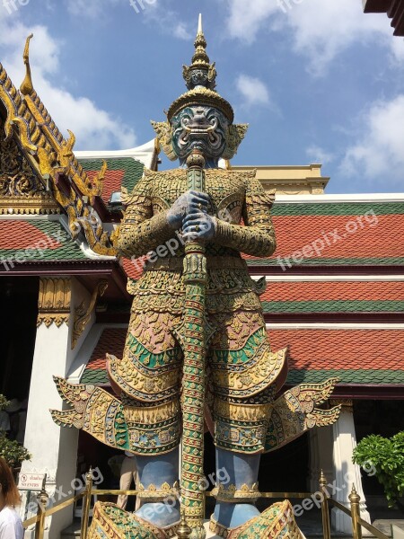 Great Palace Grand Palace Asia Thailand Bangkok