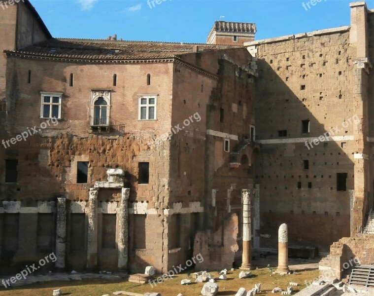 Rome Italy Monument Historical Monuments Old