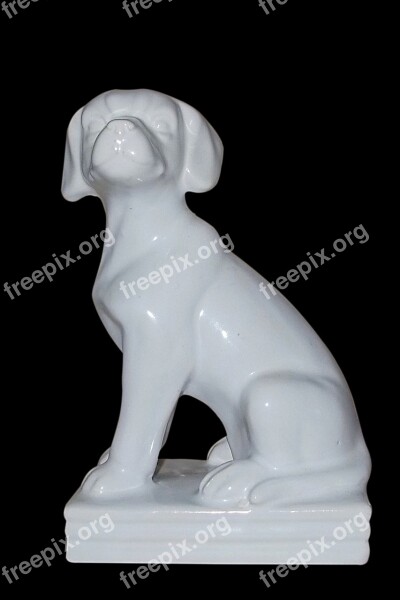 Buchstütze Figure Dog Figure White Free Photos