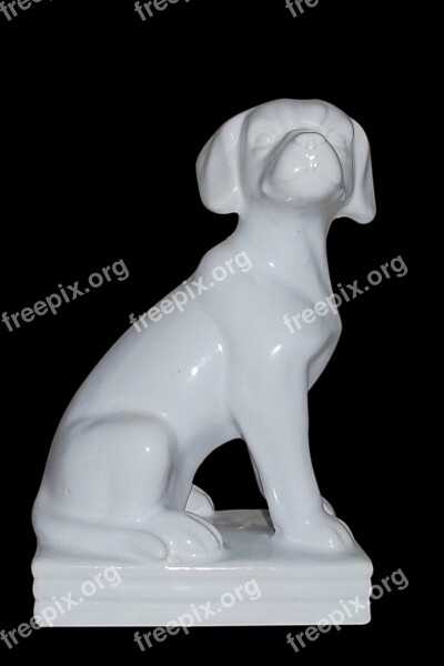 Buchstütze Figure Dog Figure White Free Photos