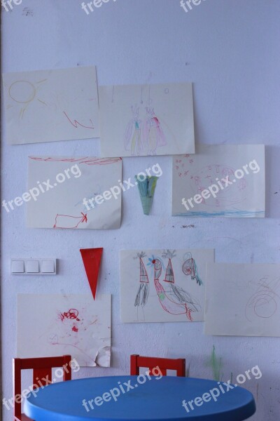 Kids School Art Drawings Child