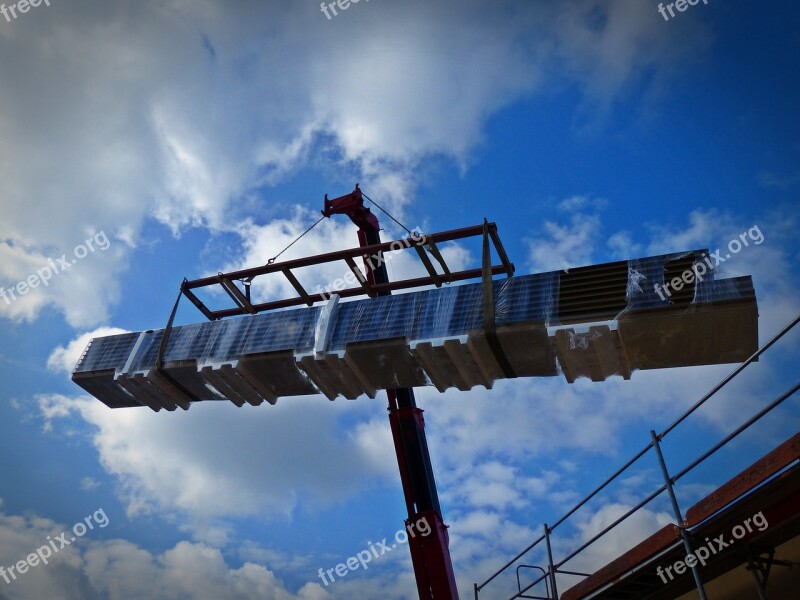 Crane Last Baukran Site Load Crane