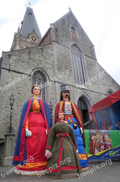 Giants Geraardsbergen Market Ststue Maniquin