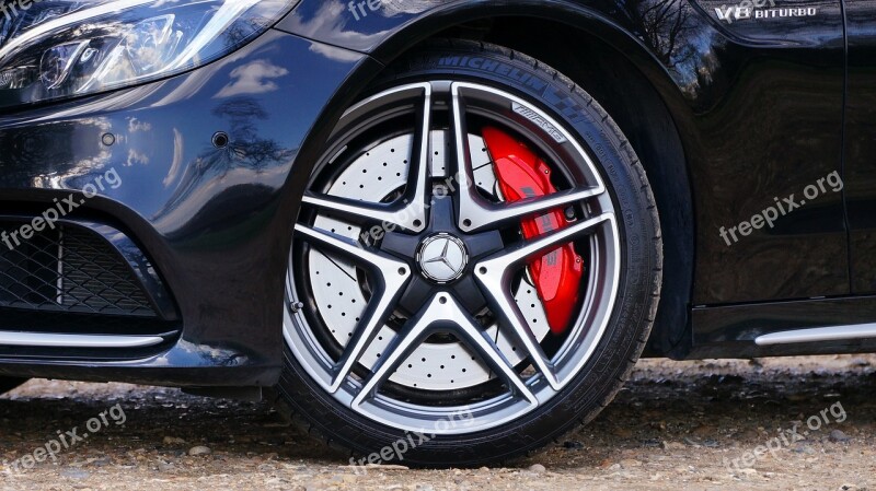 Mercedes Wheel Vehicle Car Automobile