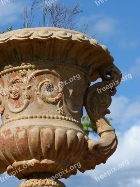 Decoration Planter Terracotta Old Flowerpot