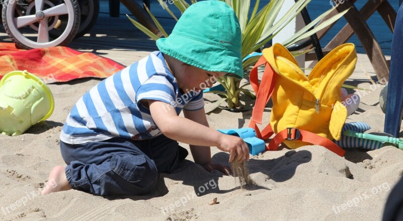 Child Color Beach Play Sand