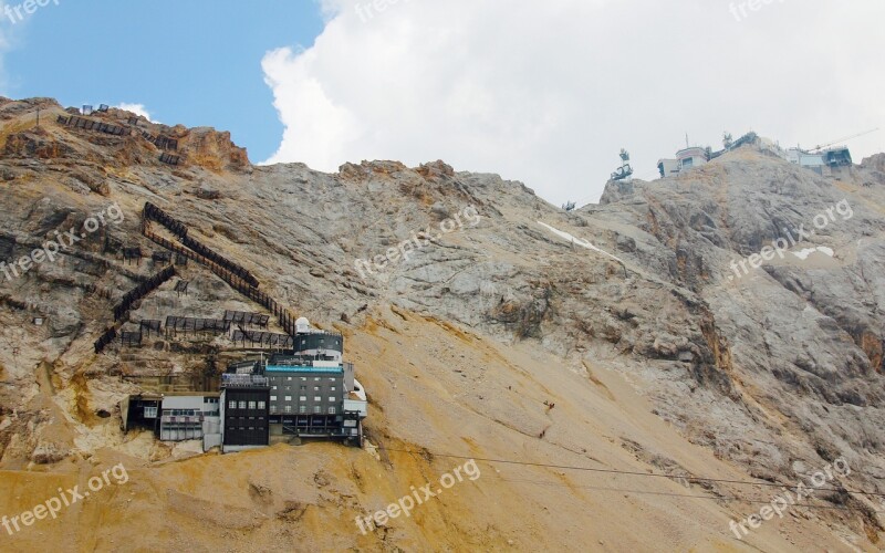 Zugspitze Schneefernerhaus Mountain Summit Research Station