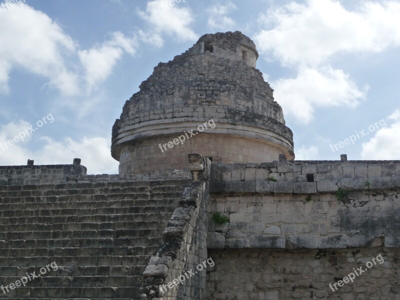 Observatory Yucatan Mexico Chitz Free Photos