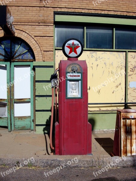 Antique Gas Pump Gas Old Pump