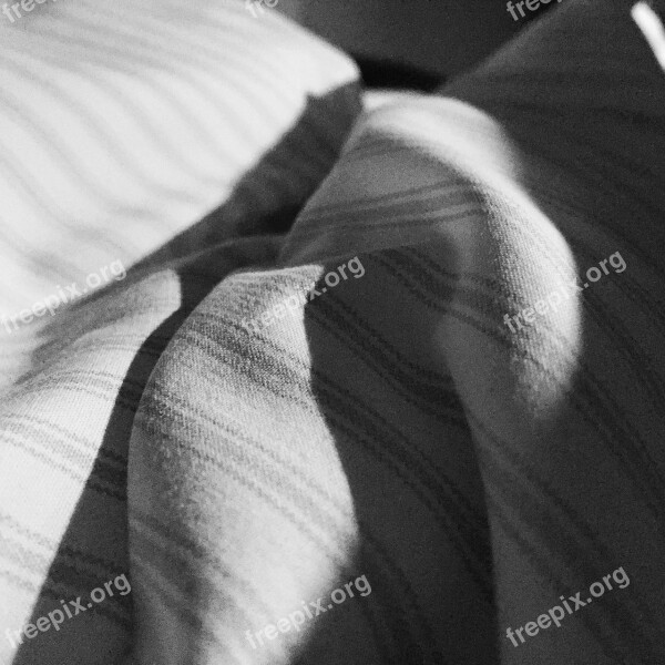 Black And White Texture Shadows Textile Towel