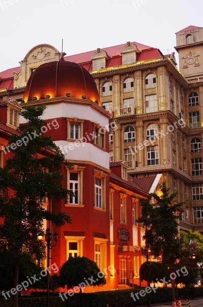 Tianjin Western Street Western Building Building Haihe River