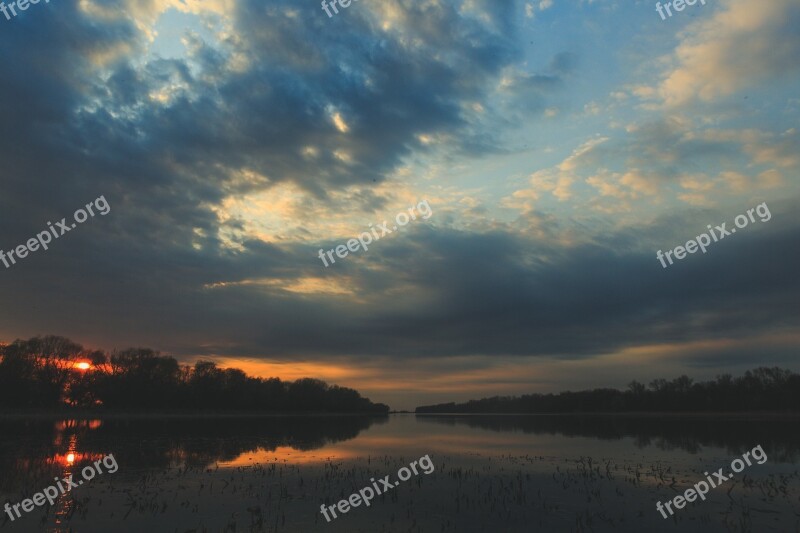 Landscape River Forest Nature Travel