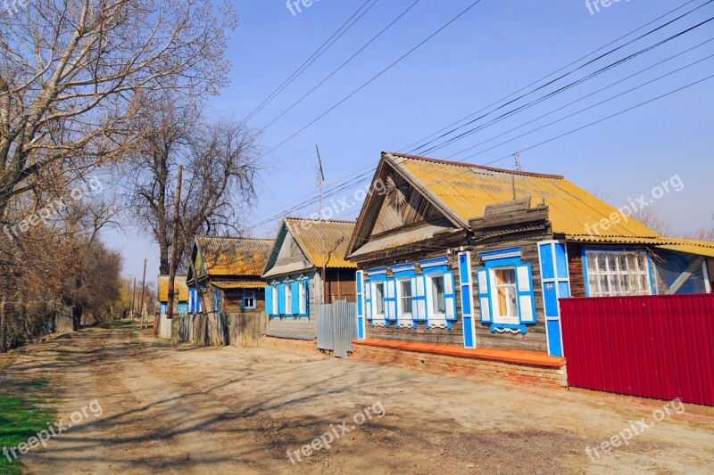 Village At Home Road Gluchinka Russia