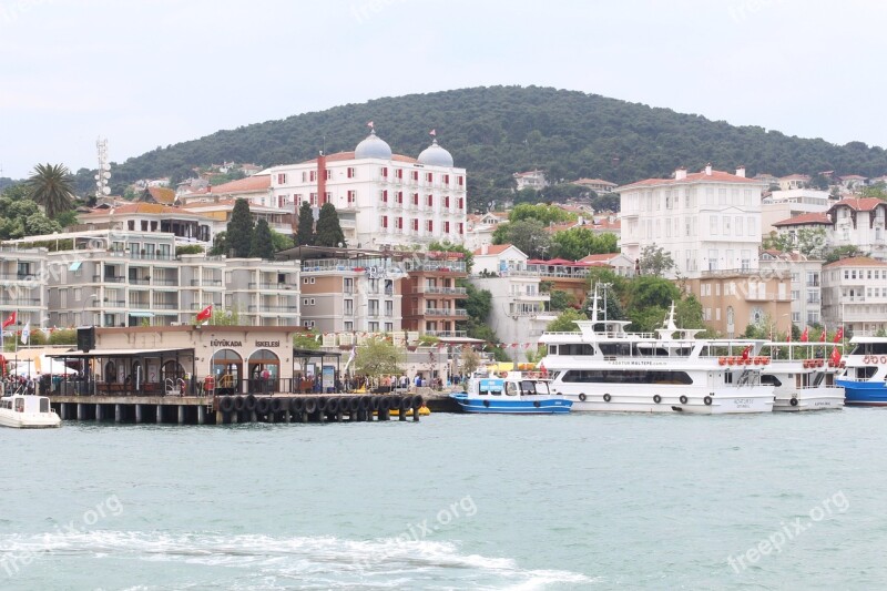 Prince's Island Island Istanbul Ferry Sea