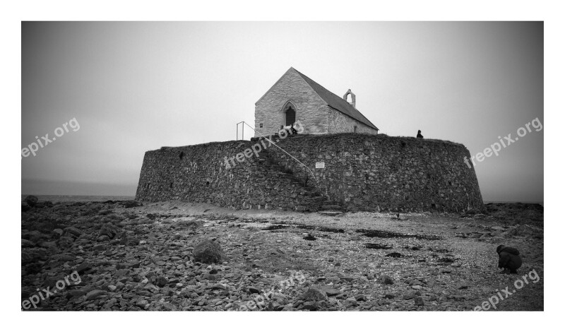 Church St Cwyfan Anglesey Island Wales