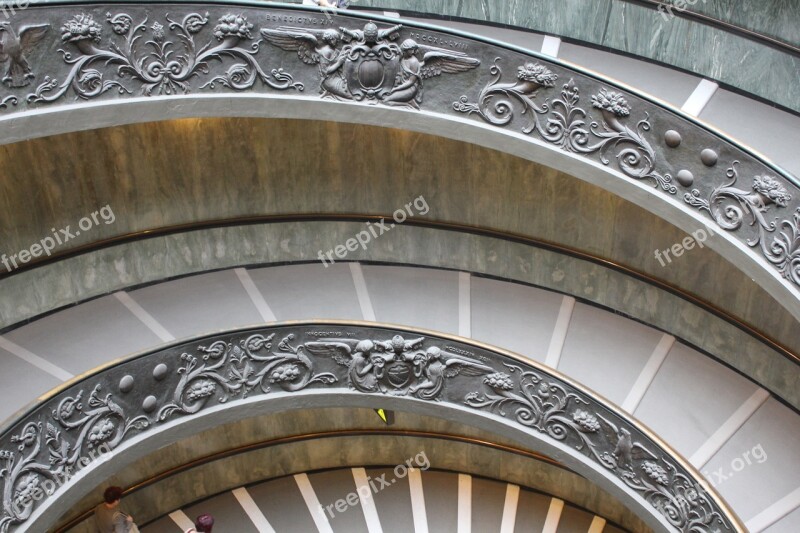 Stairs Relief Vatican Free Photos