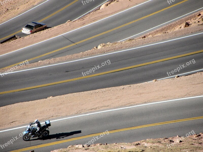 Streets Way Asphalt Long Gone Motorcycle Track