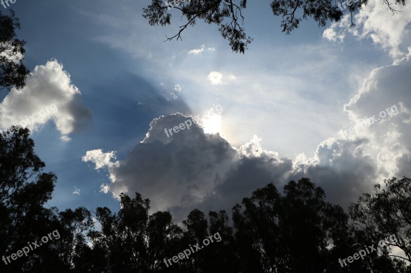 Sun Clouds Sky Sky Clouds Blue