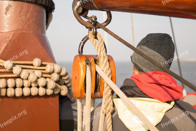 Sailor Sea Boat Sailing Knots