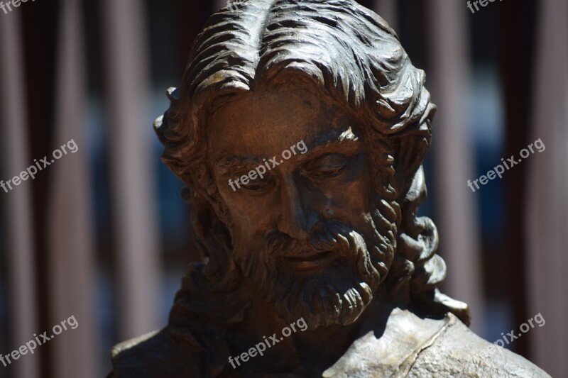 Christ Catholics Sculpture Jesus Free Photos